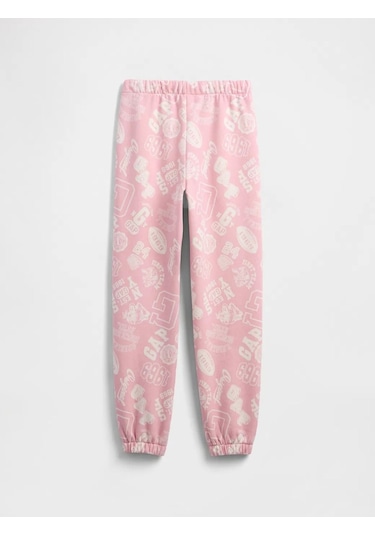 Gap V-fa Logo Herıtage Jogger Pembe