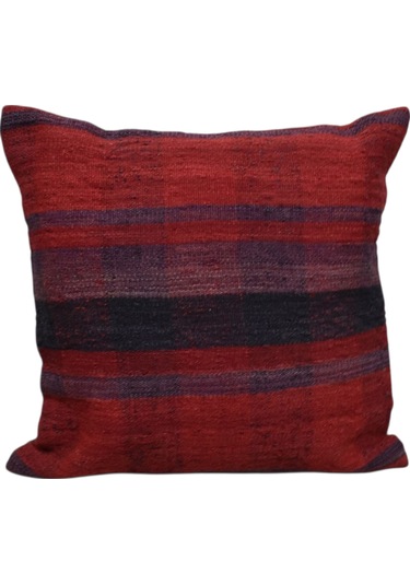 Zehra Abla Halı Yeni El Dokuma Dekoratif Kilim Kırlent Yastık Kılıfı 6012