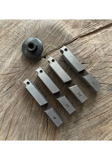 Nrm 2lik Pafta Makina Tarak Kesici Elmas Pafta Diş Açma Taragı 1/2-3/4