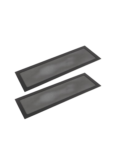 Tenfowee 2 Adet Bilgisayar Kasası Pvc Manyetik Toz Filtresi - 120x360mm Fan Izolasyonu, Toz Engelleme Ve Kolay Kurulum Siyah Renk