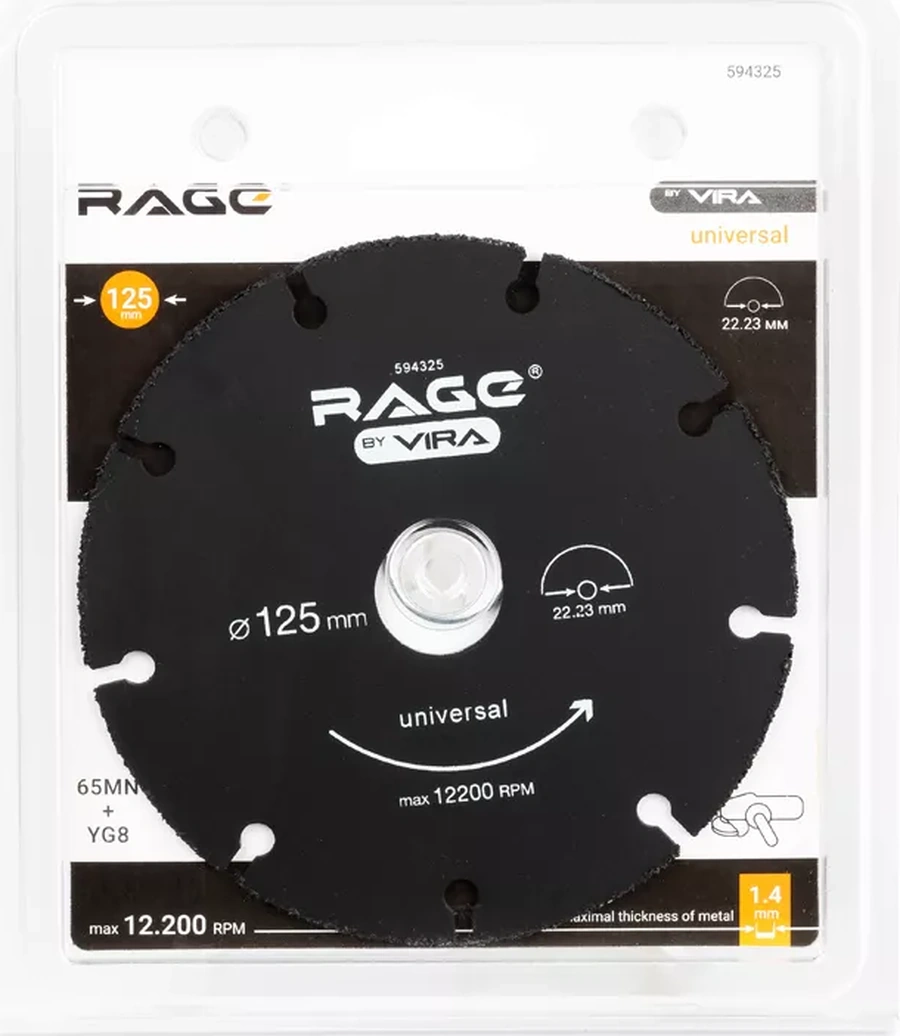 Rage 125 Mm Taşlama Makinesi Baskül İçin Kesici Testere Diski 259837880