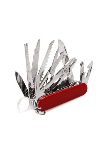 Hegi 30 Fonksiyonlu Krom Paslanmaz Isviçre Çakısı - Aısı316 Çok Renkli