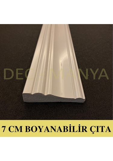 Decomanya Boyanabilir Duvar Çıtası 7 Cm Poliüretan Duvar Çıtası