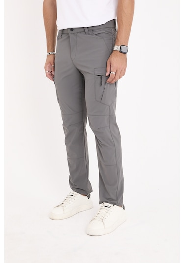 Camp532 Outdoor Tactical Su İticili Likralı Yazlık Erkek Taktik Pantolon Gri