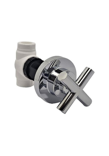 Visam Ankastre Stop Valf Yıldız Volanlı 3/4 890.008 Krom