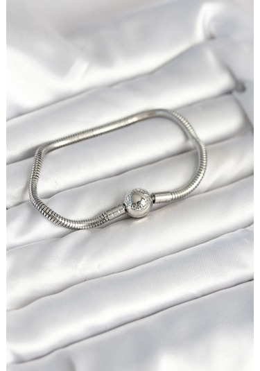 Dodes Dodes Gümüş Renk Pirinç Charm Bileklik Tg27bb8015 Çok Renkli