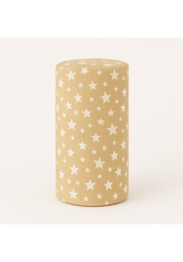 Desenli 100 X 200 Cm Tek Kişilik Sütlü Yıldız Lastikli Çarşaf Ve Yastık Kılıfı Kahve