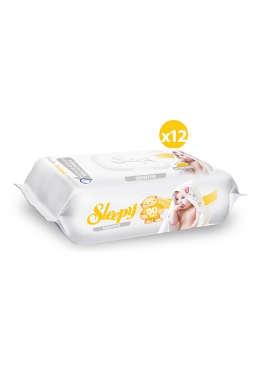 Sleepy Sensitive Islak Havlu 12X90 lı
