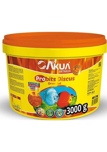Artakua Probits Discus Granulat 3 KG Kova Cichlid Yemi