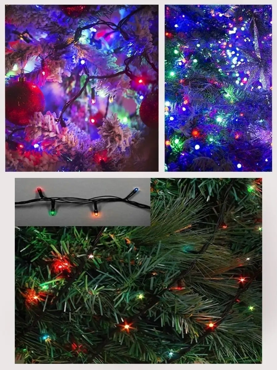 Twinklegarlooo 20 Metrelik Renkli Yılbaşı Ağacı Süsleme Işığı 46200858 Sesli Kontrol