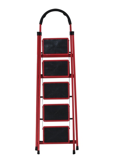Yakut Serisi Patika 5 Basamaklı Katlanır Merdiven Depo, Bahçe Ve Ev İçin Güvenli 1 Adet