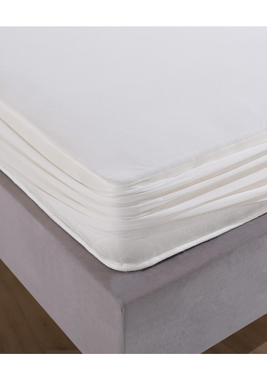 Çettex %100 Pamuk Fitted Full Kenar Sıvı Geçirmez Yatak Koruyu