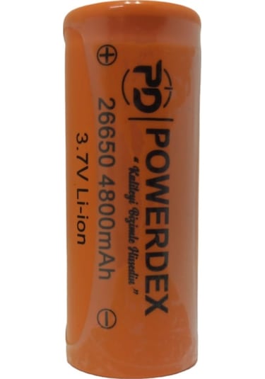 Powerdex 4800 Mah 26650 3.7v Li-on Şarjlı Pil
