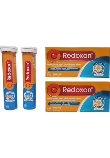 Redoxon 3'Lü Etki C Vitamini D Vitamini Çinko Efervesan 2 x 30 Tablet