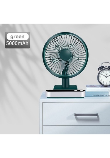 Masaüstü Usb Mini Fan - Yeşil 5759 Yeşil