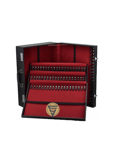 Kuyumcu Tespih Takı Taşıma Ve Saklama Çantası 100'lü Siyah