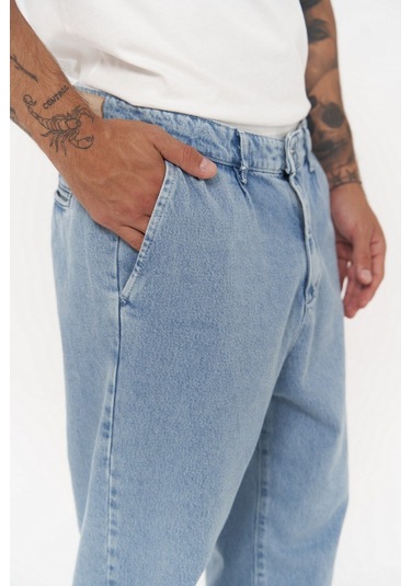 Mai Collection Mai Studios Co. Tanner Buz Mavi Erkek Jean Pantolon Buz Mavi