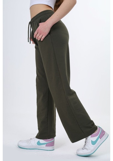 Toontoy Kız Çocuk Eşofman Alt Haki