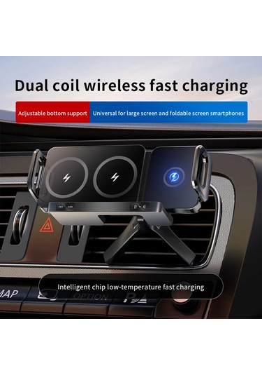 Yeni 15w Kablosuz Hızlı Araç Şarj Cihazı Montaj Yerçekimi Araç 1pc