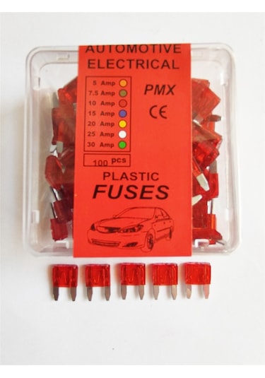 Replax 10 Amper Mini Yassı Bıçak Japon Sigorta 100'lü Paket