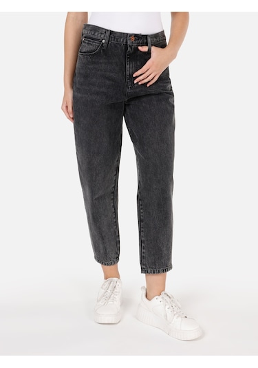 Colins 850 Jenny Balon Fit Yüksek Bel Daralan Paça Gri Jean Kadın Pantolon Cl1070669 Denim