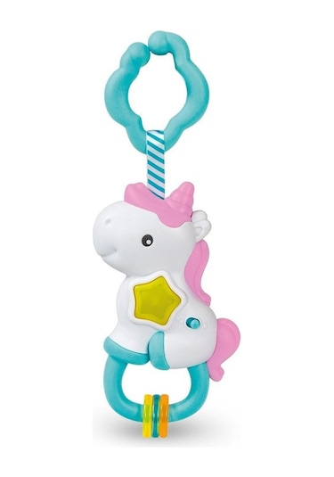 Baby Clementoni İnteraktif Unicorn Çıngırak Çok Renkli