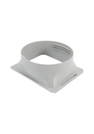 Konesam Abs Malzeme Akıllı Klima Soğutucu Exhaust Boru Bağlantı Elemanı - 150mm Çap, Saat/yönsüz Vida Uyumlu, Isı Ve Haşere Engeli Erişim Parçası