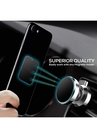 4 Adet Mat Siyah 40mm+45 65mm Cep Telefonu Tutucu Aksesuar Yaması