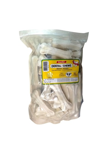 Freshy Dental Chews Sütlü Kemik Köpek Ödülü Medium Boy 30'lu