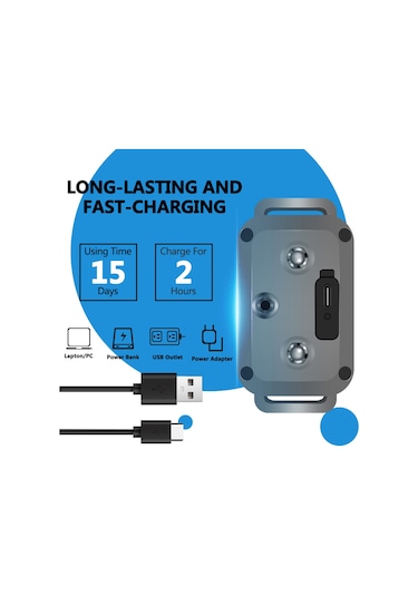 Geeksen Köpek Eğitim Cihazı Köpekler İçin Havlama Tasması Renkli Ekran Akıllı Köpek