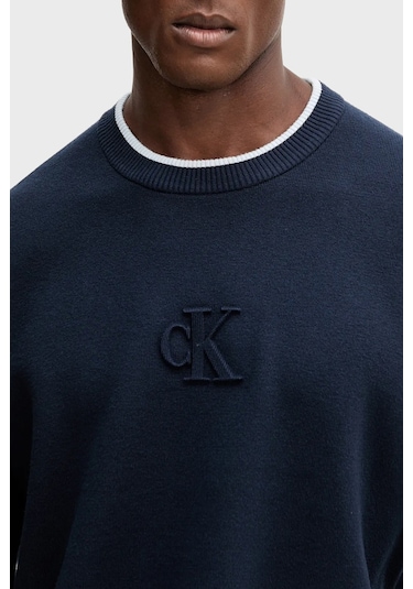 Calvin Klein Erkek Kazak Lv04rd300g Cef Lacivert Lacivert