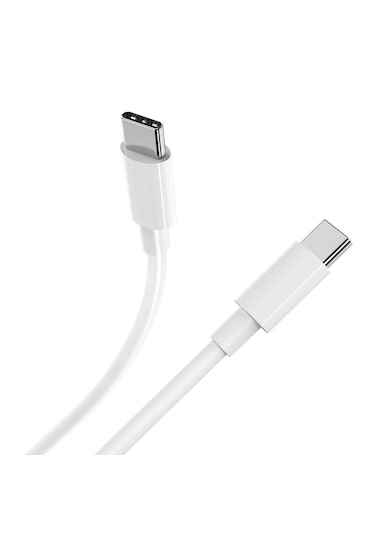 Abatech Type-c To Type-c Hızlı Şarj Ve Data Kablosu 6 Amper Beyaz