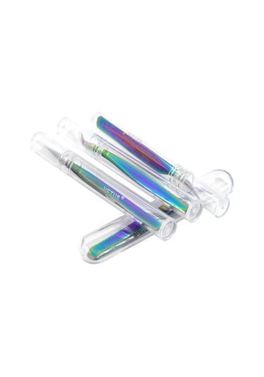 Vkemall Profesyonel Kirpik Uzatma Penseleri - Paslanmaz Çelik Hassas Uçlu Makyaj Aleti