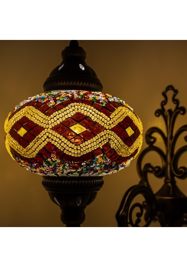 Mozaik Aplik Otantik Gece Lamba El Yapımı Mozaik Yatak Odası Lambası Diğer