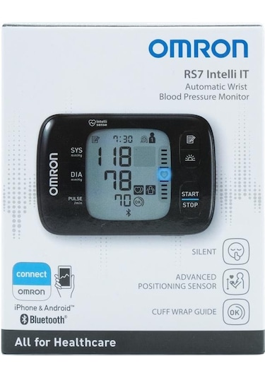Omron RS7 INTELLI IT HEM-6232T-E Tam Otomatik Bilekten Ölçer Tansiyon Aleti