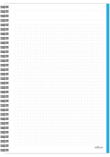3'lü Okul Defteri Seti A4 2 Çizgili1 Kareli Çok Renkli