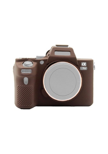 Sony Ilce-7mıı / 7smıı / 7rmıı Kahve İçin Puluz Yumuşak Silikon Koruyucu Kılıf Diğer