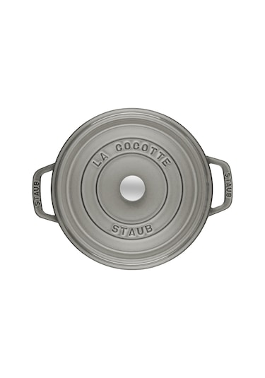 Staub 405093140 Döküm Tencere Yuvarlak Gri 28 CM