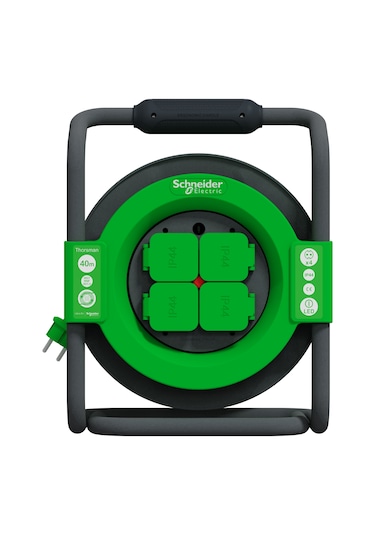 Schneider Thorsman Pro Kablo Makarası IP44 HO7RNF 3G1.5 40MT Kablo Topraklı - IMT33158