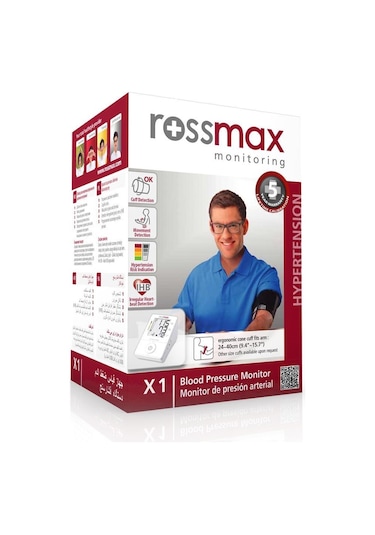 Rossmax X1 Tam Otomatik Üst Koldan Ölçer Tansiyon Aleti