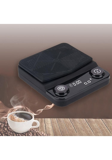 Suntek Mutfak Kahve Ölçeği Usb Şarjlı Pişirme Tartım Ev Siyah