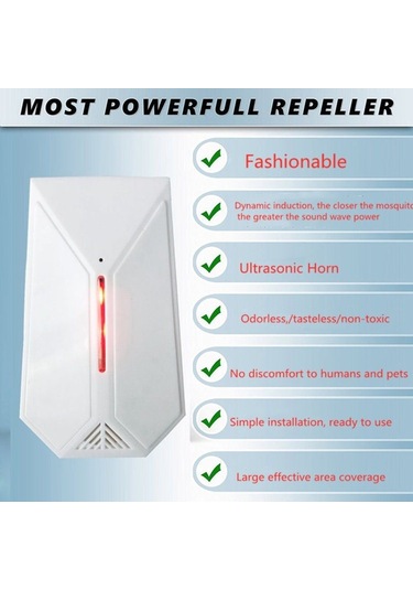 A13 Ultrasonik Sivrisinek Kovucu Elektronik Sivrisinek Katil, Boyut:uk Fiş