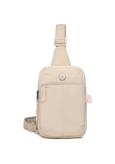 Smart Bags Mikro Poly Kumaş Kadın Bodybag Postacı Çantası 3337 Bej