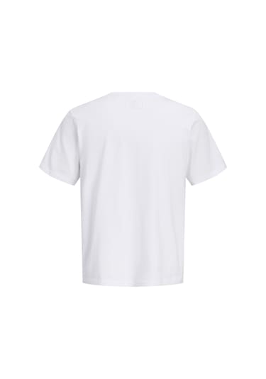 Jack & Jones Erkek Gögüs Baskili Tisört - Blaneo - 12298018 Beyaz