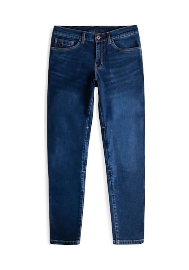Knox Kirkstone Korumalı Denim Motosiklet Pantolonu Mavi