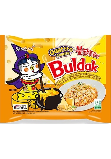 Samyang Buldak Quattro Cheese Hot Chicken Flavor Ramen 140 G