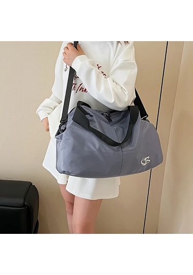 Fochsia Mor Spor Çantası: Büyük Kapasiteli Nemli/kuru Bölmeli Hafif Tote Mor