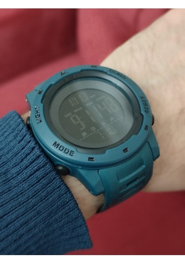 Quamer Erkek Kol Saati Dijital Su Geçirmez 2184 Mavi