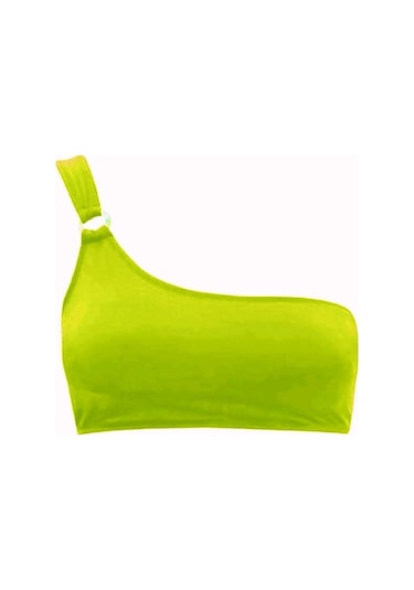 Deep Beach Halkalı Tek Omuzlu Bikini Üstü Db20010bu 001