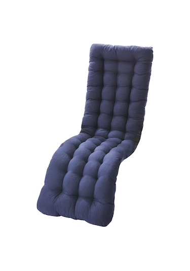 Suntek Rahat Polyester Bahçe Recliner Minder Kalınlaşmış Mat